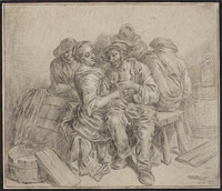 TvB T 602
<br/>
Boerengezelschap in herberg
<br/>
<em>Bega, Cornelis (1631/32-1664)</em>